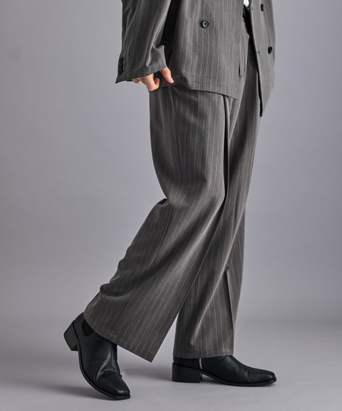 「JUNRED」 スラックス M グレー メンズ_画像5