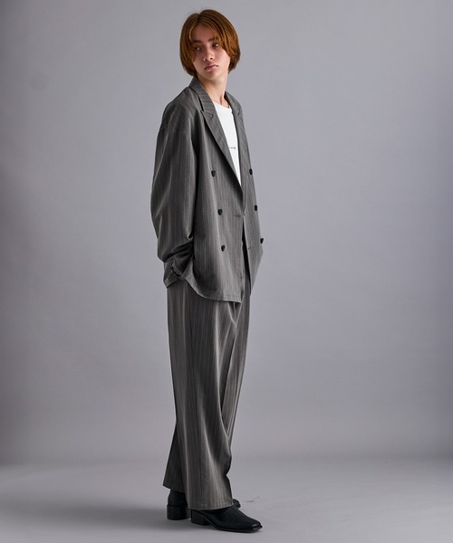 「JUNRED」 スラックス M グレー メンズ_画像6