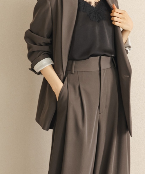 「NOBLE」 パンツ 40 ホワイト レディース_画像8