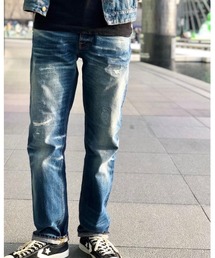 nudie jeans 牛革 BNWT NUDIE JEANS DENIM 111085 THIN FINN DRY TWILL ORGANIC 30