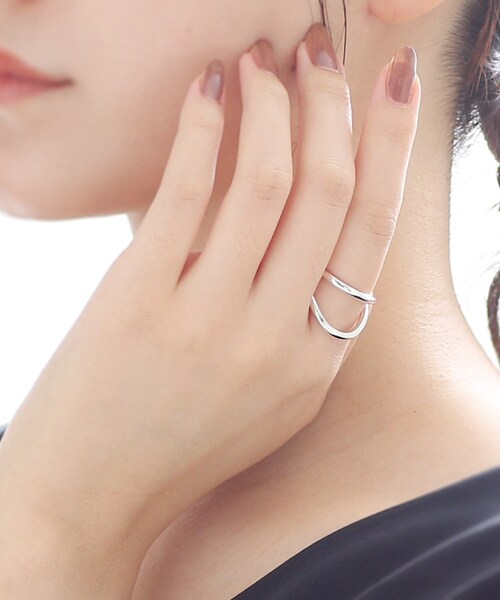 COCOSHNIK（ココシュニック） 指輪 リング シルバー ラインリング