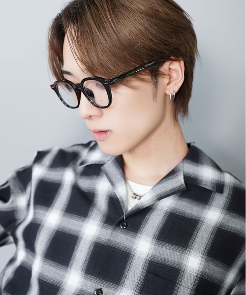 SPINNS（スピンズ） 伊達メガネ メガネ 眼鏡 太めフレーム