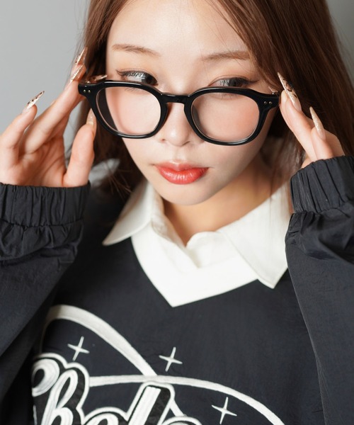 SPINNS（スピンズ） 伊達メガネ メガネ 眼鏡 伊達メガネ/黒縁/クリア