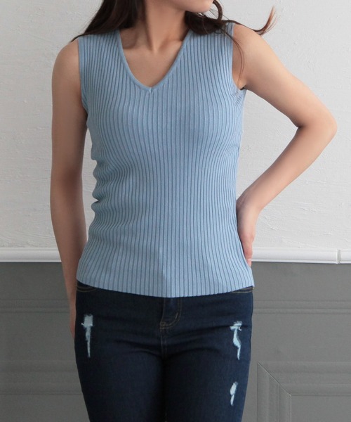 Julia Boutique ニット セーター Vネック・パーソナルカラー