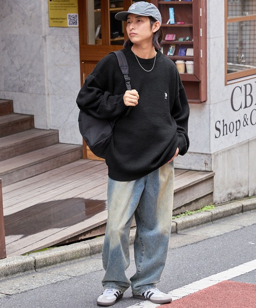 U.S. POLO ASSN.（ユーエスポロアッスン） セーター ニット 別注 ワン