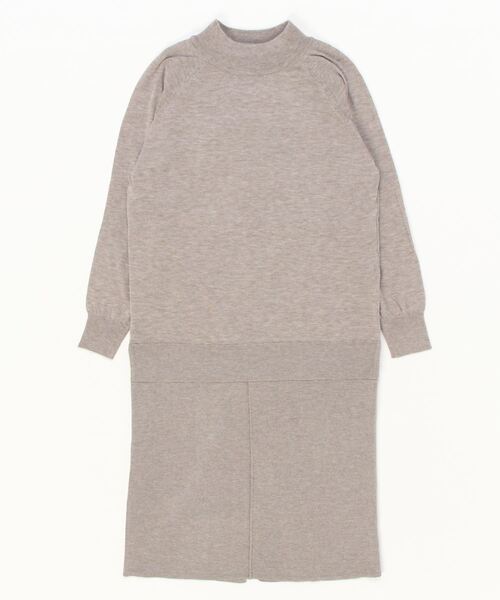 ニット セーター DROIT BELLO（ドロイトベロ）ニットレイヤードワンピース レディース DROIT BELLO ニット セーター BELLO（ドロイトベロ）ニット
