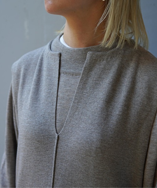 ニット セーター DROIT BELLO（ドロイトベロ）ニットレイヤードワンピース レディース DROIT BELLO ニット セーター BELLO（ドロイトベロ）ニット