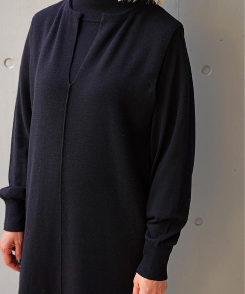 ニット セーター DROIT BELLO（ドロイトベロ）ニットレイヤードワンピース レディース DROIT BELLO ニット セーター BELLO（ドロイトベロ）ニット