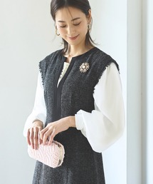 RUIRUE BOUTIQUE（ルイルエブティック） ワンピース キーネックパール