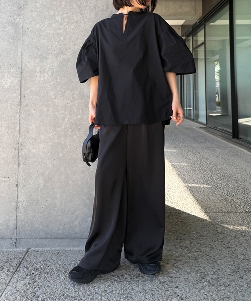 ブラウス シャツ タックスリーブスモックシャツ レディース : ZOZOTOWN