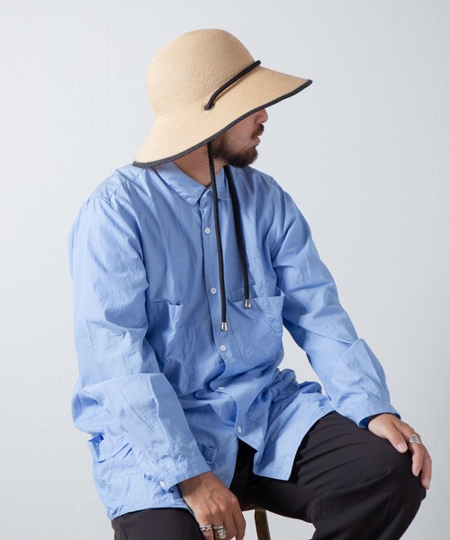 INDIETRO ASSOCIATION 帽子 ハット Braid Sun Hat / ブレード