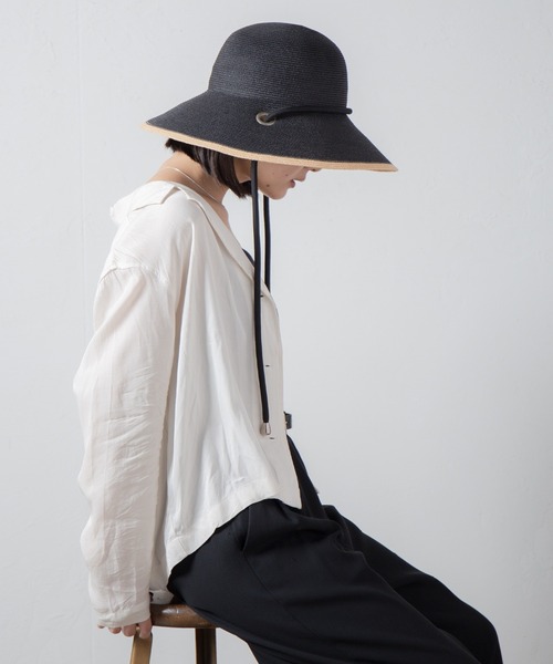 INDIETRO ASSOCIATION 帽子 ハット Braid Sun Hat / ブレード