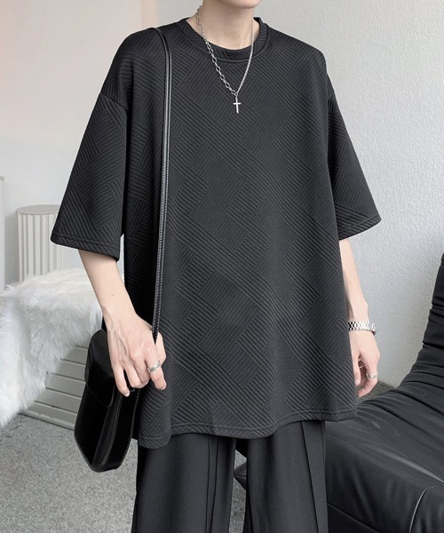 tシャツ 「FVLMEN」side slit button halfsleeve tee/サイド スリット