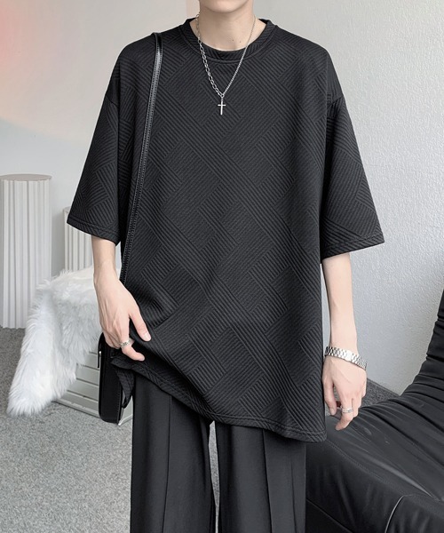 tシャツ 「FVLMEN」side slit button halfsleeve tee/サイド スリット