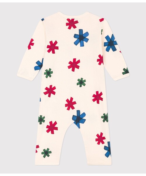 ⭐︎新品未使用　bonjour ロンパース　2y PETIT BATEAU（プチバトー） ベビー服 ロンパース プリント足なし