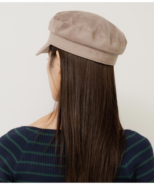 ANAP（アナップ） 帽子 キャスケット フェイクスエードキャスケット