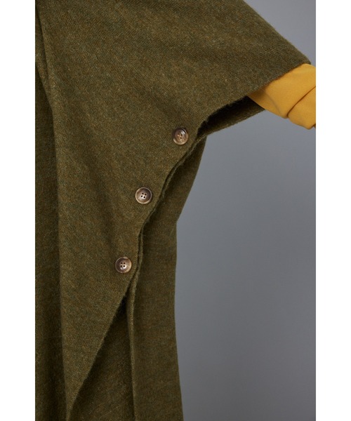 ニット セーター Square knit poncho　スクエアニットポンチョ レディース HeRIN.CYE ニット セーター Square knit poncho スクエアニット