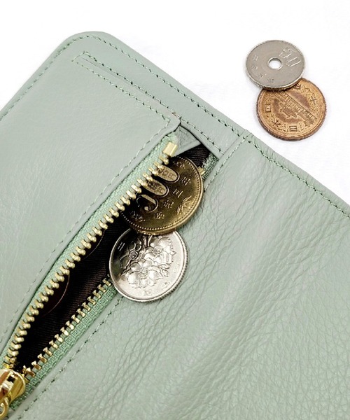 DAY CLOSET 財布 「カード収納最大10枚」本革折りたたみ式ミニ財布