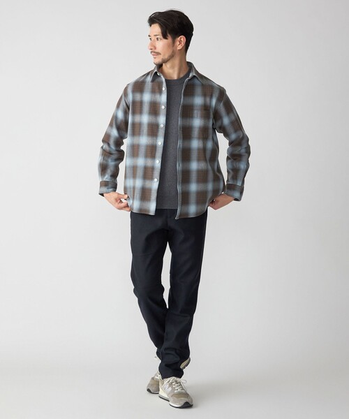 SHIPS（シップス） シャツ SHIPS: Shuttle notes レギュラーカラー