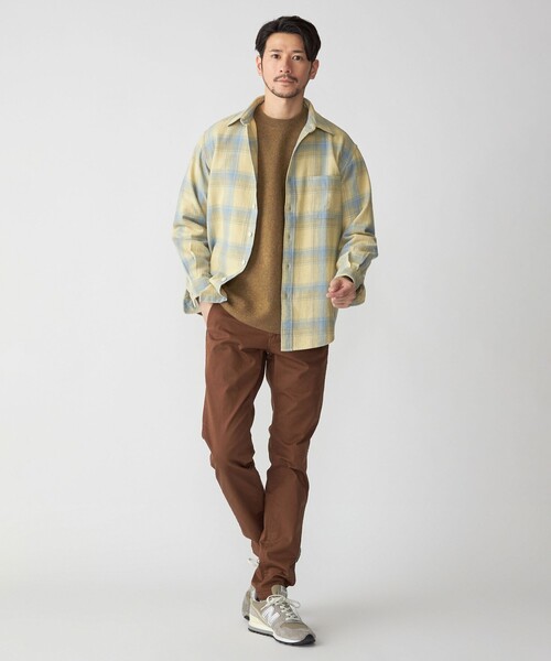 SHIPS（シップス） シャツ SHIPS: Shuttle notes レギュラーカラー