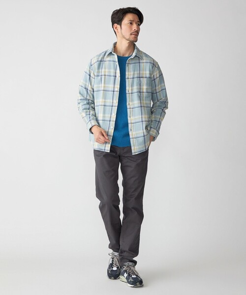 SHIPS（シップス） シャツ SHIPS: Shuttle notes レギュラーカラー