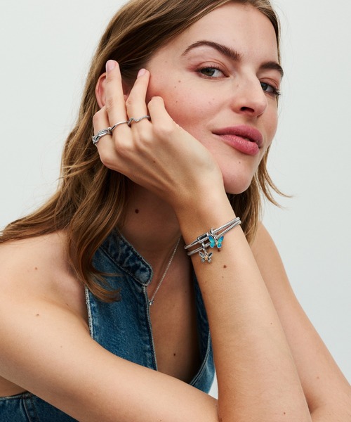 PANDORA（パンドラ） 指輪 リング スパークリング インタートワインド