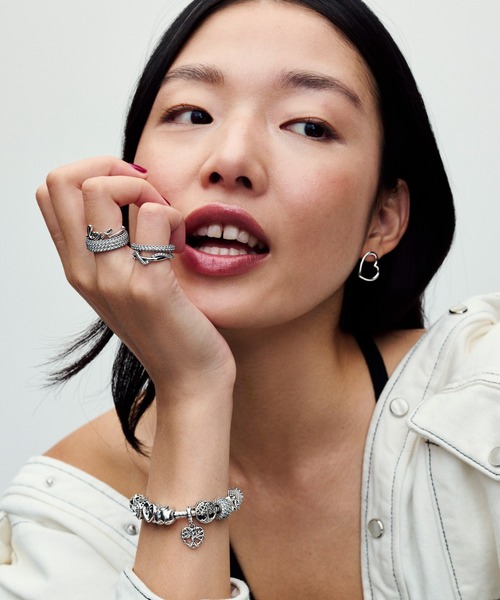 PANDORA（パンドラ） 指輪 リング スパークリング インタートワインド