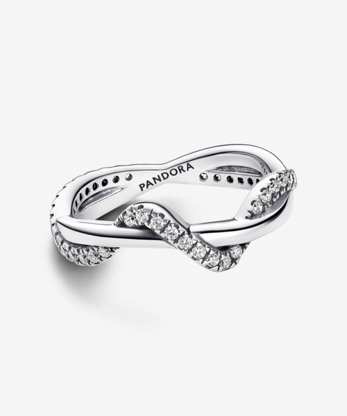 PANDORA（パンドラ） 指輪 リング スパークリング インタートワインド