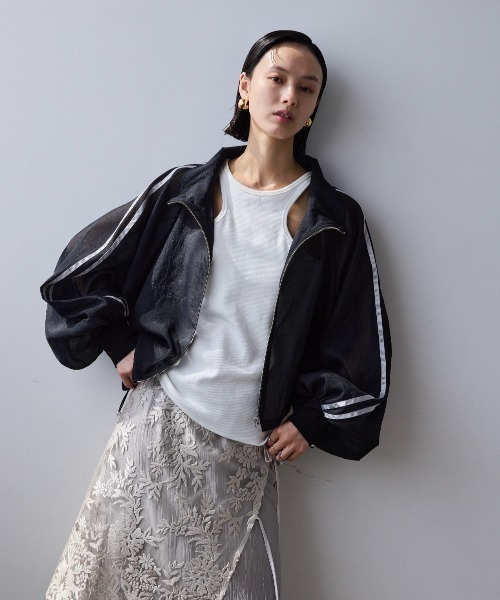 レディースアウター FREAK'S STORE ブルゾン アウター ナイロンツイルボアブルゾン