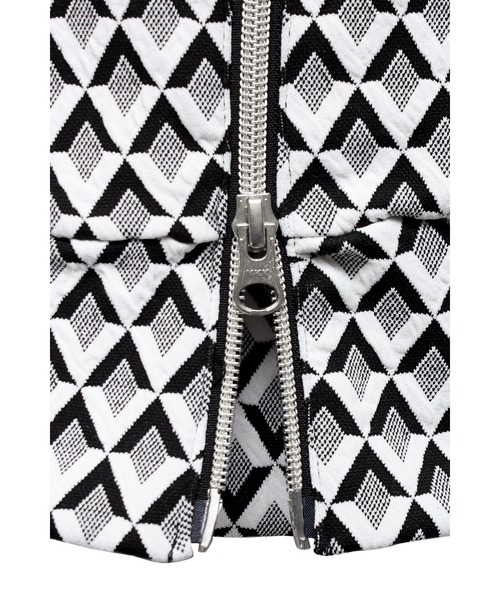 HIGH STREET∴ジオメトリックブリスターZipパーカー HIGH STREET パーカー STREET∴ジオメトリックブリスターZip