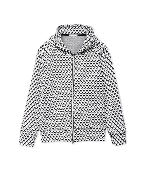 HIGH STREET∴ジオメトリックブリスターZipパーカー HIGH STREET∴ジオメトリックブリスターZipパーカー / HIGH