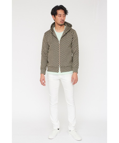 HIGH STREET∴ジオメトリックブリスターZipパーカー HIGH STREET パーカー STREET∴ジオメトリックブリスターZip