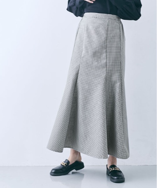 マーメイドスカート ワンピース チェック柄 ミモレ丈 S／Ｍ スカート チェック柄 マーメイド : ZOZOTOWN Yahoo!店 - 通販