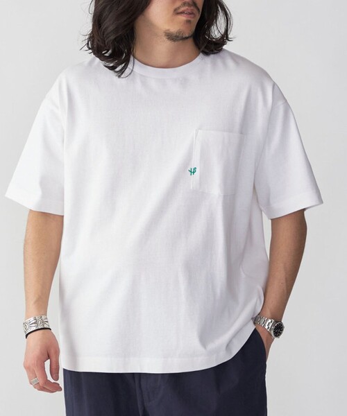 セーター ヘビーウェイトTシャツ ワンポイントロゴトップス SHIPS tシャツ 「WEB限定」SHIPS:「汗染み防止加工」ワン
