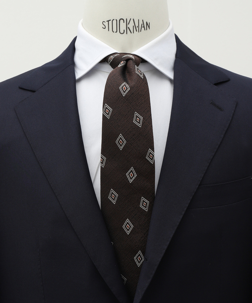 エディフィス（EDIFICE）/PB ジオメトリックタイ EDIFICE（エディフィス） ネクタイ PB ジオメトリックタイ : ZOZOTOWN