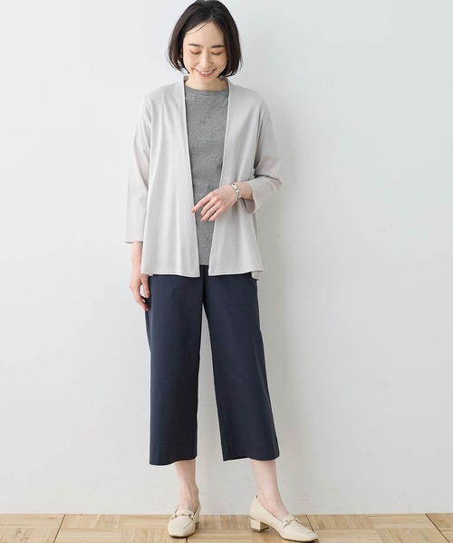 DECOY SINCE 1981 カーディガン 「接触冷感・UVカット」オーガニック