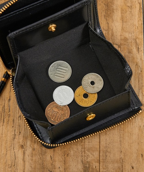 SLOW 二つ折り 二つ折り財布 財布 スロウ / Herbie-Lzip mini wallet