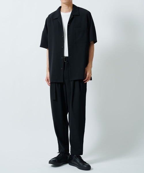 ATTACHMENT studious別注 シャツ ワイドパンツセットアップM ATTACHMENT studious別注 シャツ ワイドパンツセットアップM