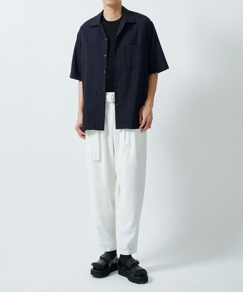 ATTACHMENT studious別注 シャツ ワイドパンツセットアップM STUDIOUS別注 オーバーシャツ/パンツ セットアップ（STUDIOUS