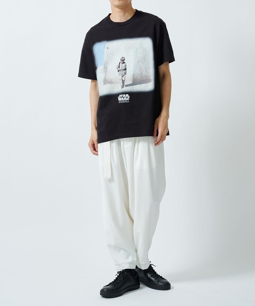 ATTACHMENT スラックス STUDIOUS別注 Belted Wide Slacks メンズ