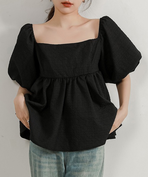 DAY CLOSET ブラウス シャツ レディース 2WAYオフショル＆スクエア