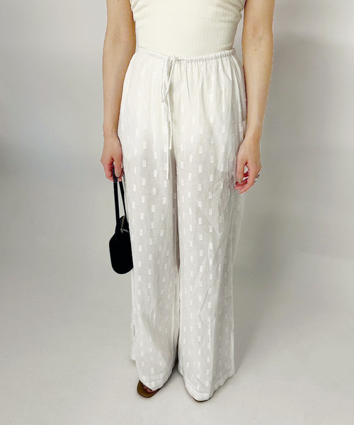 パンツ 「ZULU＆ZEPHYR/ズールーアンドゼファー」MILK TEXTURED PANT レディース