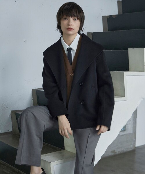 ICB favorite_border WoolReverショートコート ICB(アイシービー)のWoolRever ショートコート通販 | 集英社HAPPY PLUS