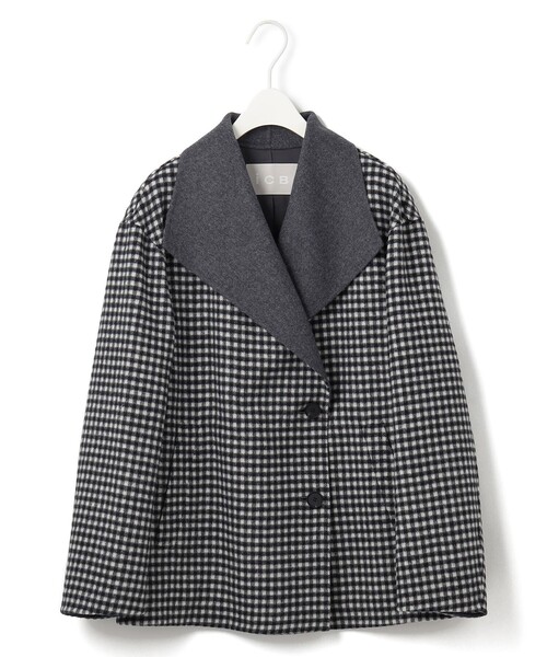 ICB（アイシービー） コート アウター WoolRever ショートコート