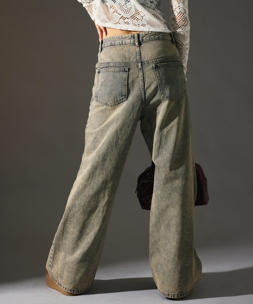 【新品未使用】HTH distressed denimヴィンテージ デニム FREAK'S STORE ジーンズ 限定展開 MR HEARTS/ミスターハーツ