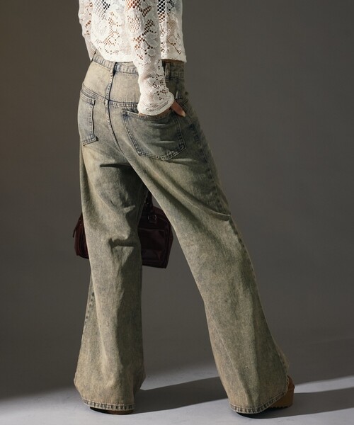 【新品未使用】HTH distressed denimヴィンテージ デニム FREAK'S STORE ジーンズ 限定展開 MR HEARTS/ミスターハーツ