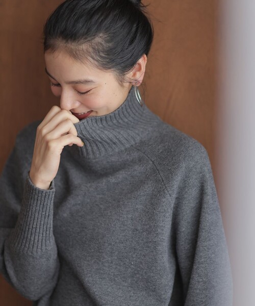 組曲（KUMIKYOKU） ニット セーター ウールカシミヤミックス ロール