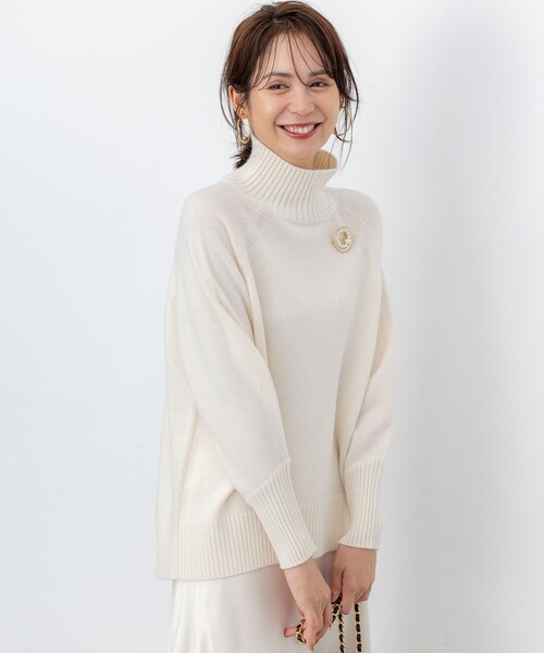 組曲（KUMIKYOKU） ニット セーター ウールカシミヤミックス ロール