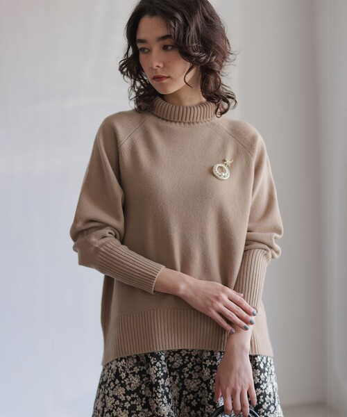 組曲（KUMIKYOKU） ニット セーター ウールカシミヤミックス ロール