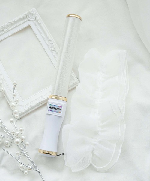 【最終お値下げ】gypsohila ノベルティ ストラップ Miridy 推し活「オシイロ」シアーフリルペンライトストラップ